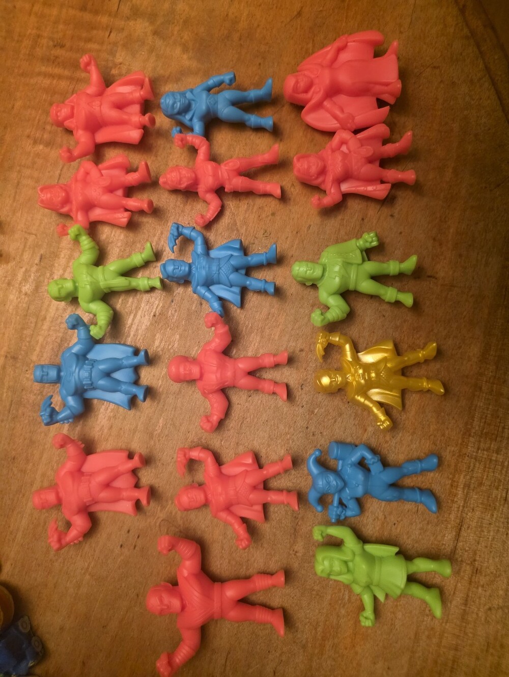 Vintage 1980's Mattel M.U.S.C.L.E. Muscle Men? Toy Action Figures Lot of 17